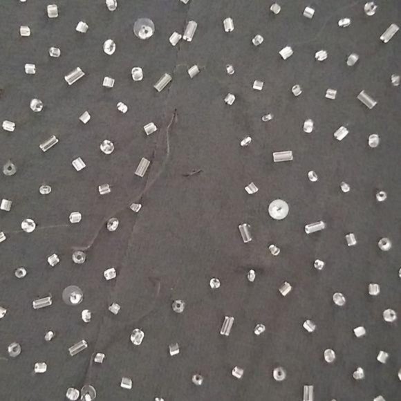 Giorgio Armani Black Tank Top Beaded Sleeveless 4 - Picture 8 of 8